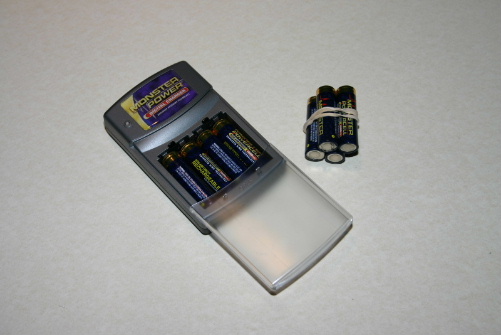 Batteries and charger