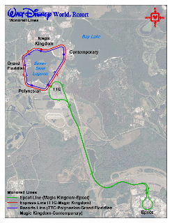WDW Monorail Lines